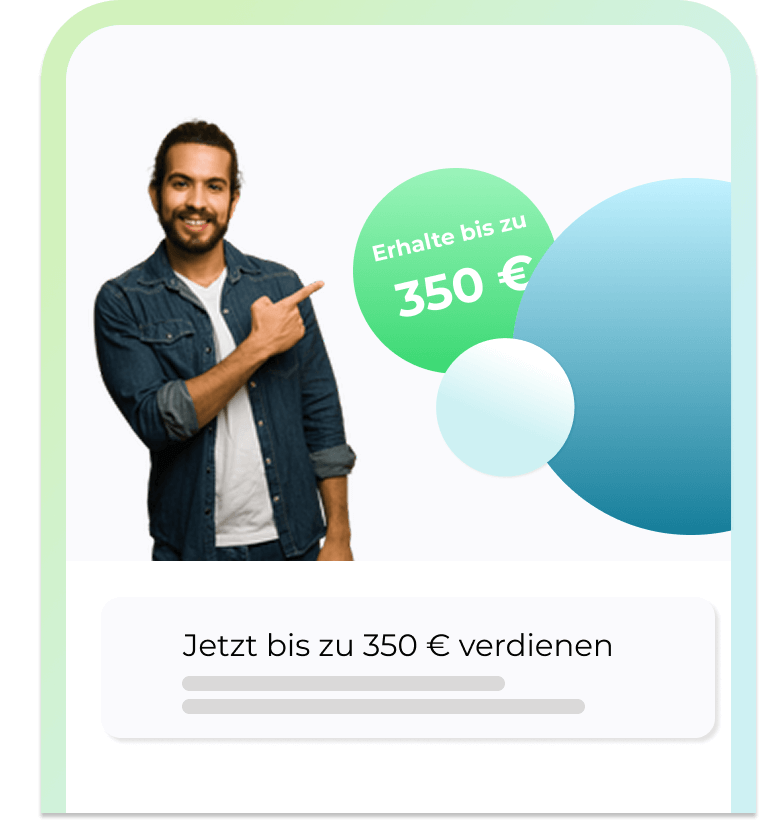 Landingpages Smartphone-Mockup mit Hauptansicht